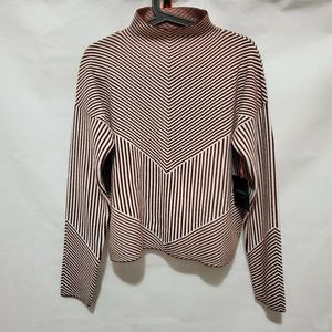 Cynthia Rowley Mock Turtleneck Sweater Large